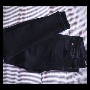 Hudson black skinny jeans